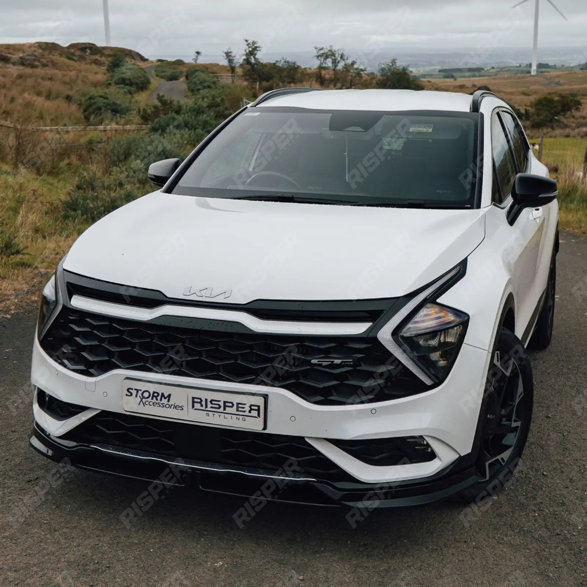 Side Skirt Splitters In Gloss Black For Kia Sportage MK5 GT Line 2021-2025 - Side Skirt Splitters