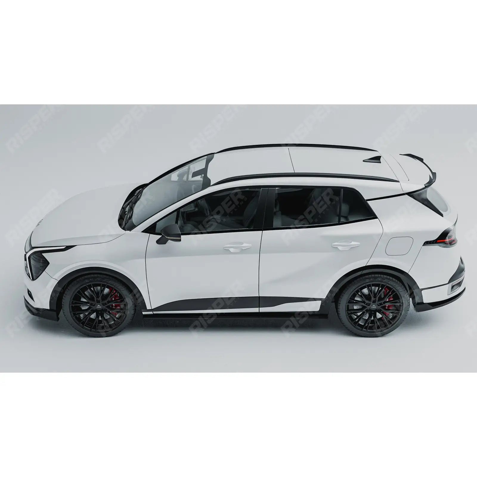 Kia Sportage MK5 GT Line 2021-2025 Side Skirt Splitters In Gloss Black Aero Kit