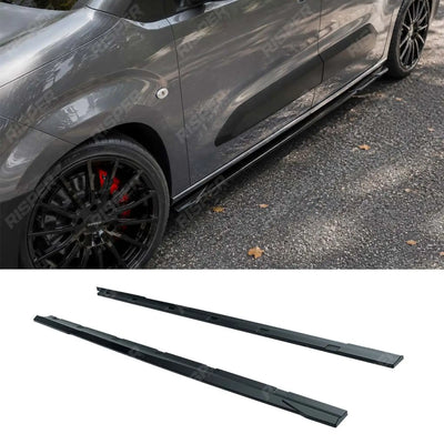Side Skirt Splitters in Gloss Black For Peugeot Partner / Citroen Berlingo 2023+ - Side Skirt Splitters