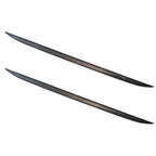Bmw 4 Series G22 M Sport 2020+ Side Skirt Splitters In Matte Black