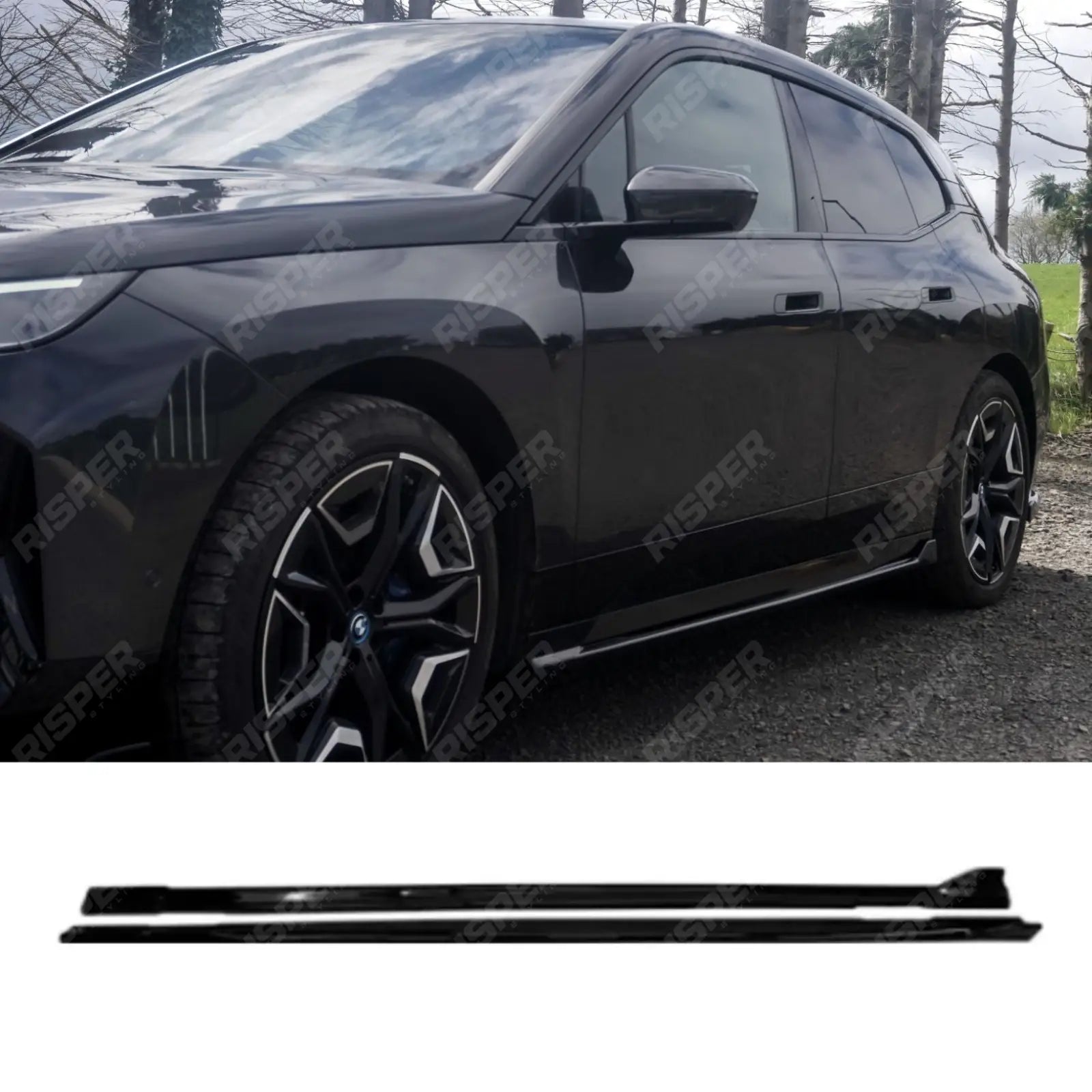 Bmw IX M Sport I20 2021+ Side Skirt Splitters Pair Side Skirts Main image