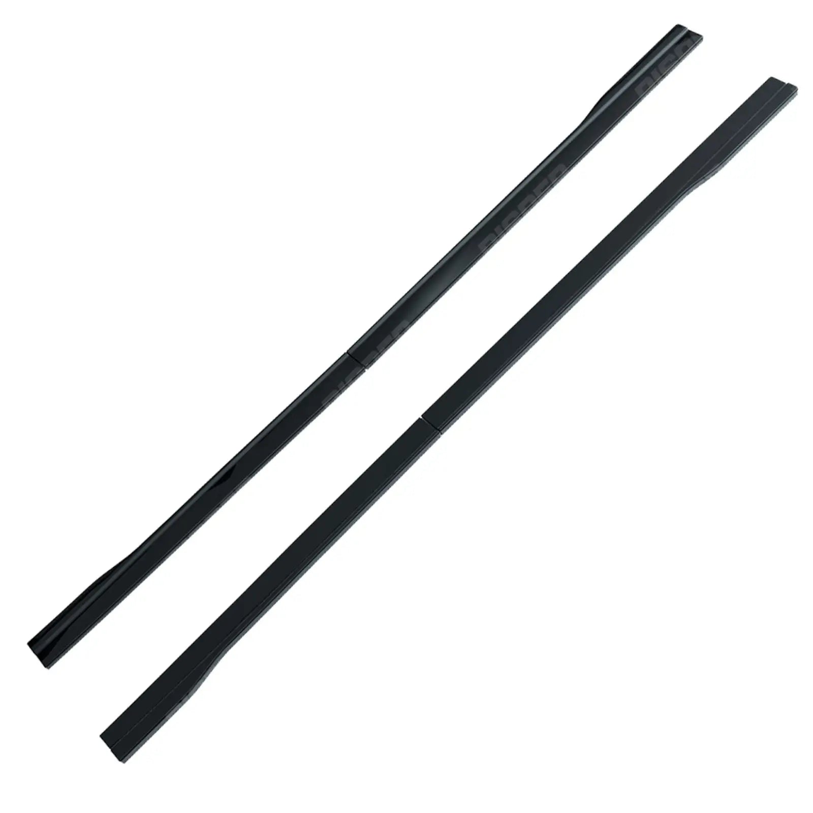 Side Skirt Splitters V2 In Gloss Black For Ford Transit Custom LWB MK2 2024 on Secondary image