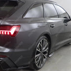 Audi S6 C8 (Sedan - Avant) 2019+ Side Skirts / Audi A6 C8 S - Line (Sedan - Avant) 2018+ Side Skirts (2PCS)