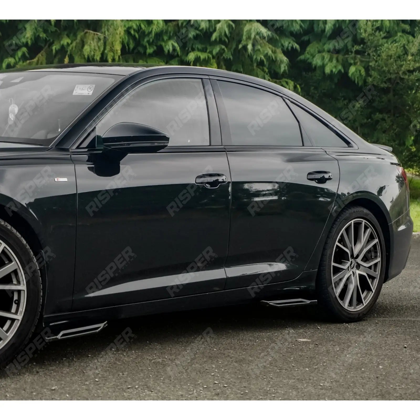 Audi S6 C8 (Sedan-Avant) 2019+ Side Skirts / Audi A6 C8 S-Line (Sedan-Avant) 2019+ Side Skirts (2PCS) Side Skirts Main image