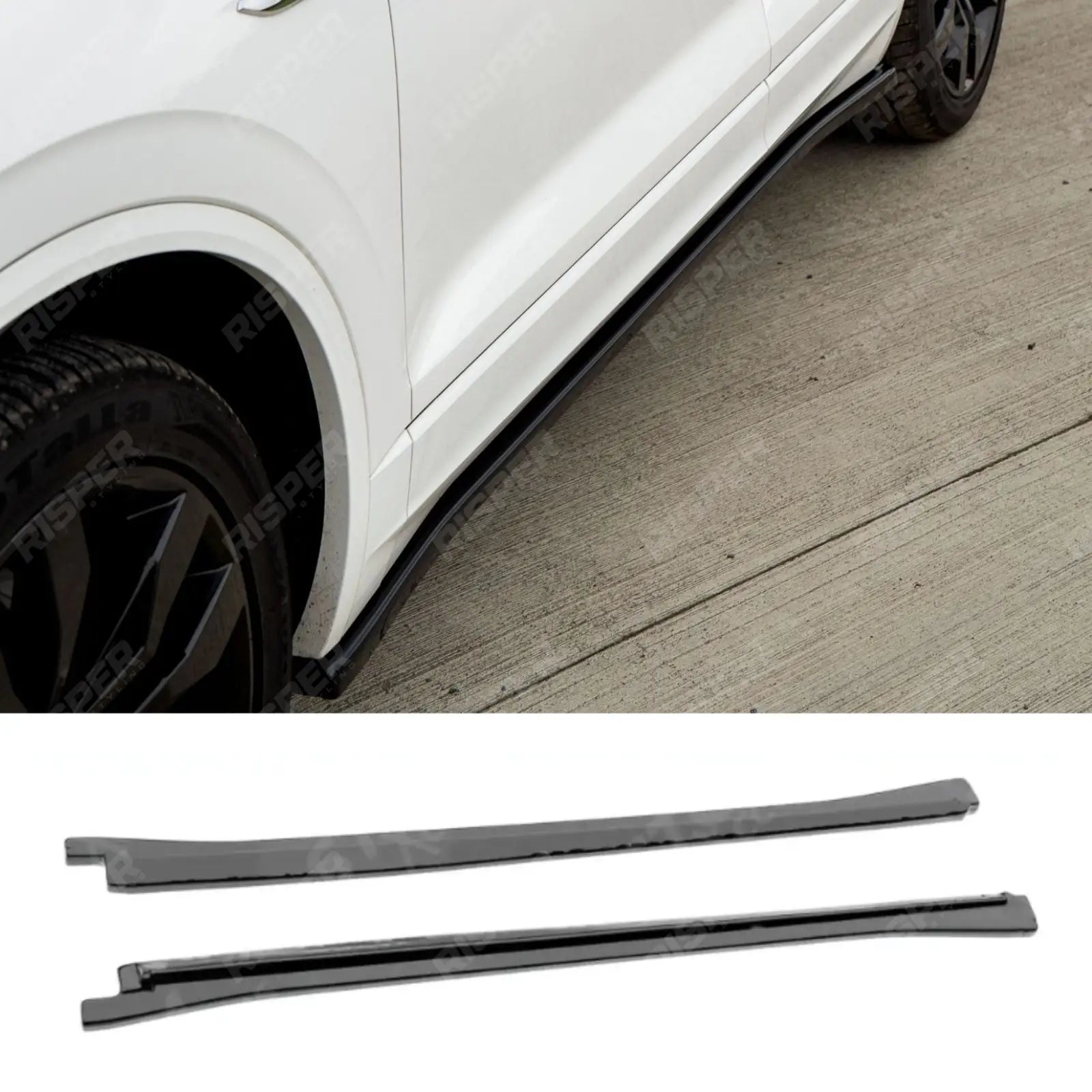 Side Skirts (2PCS) For VW Touareg MK3 R-Line 2018+ - Side Skirt Splitters Main image