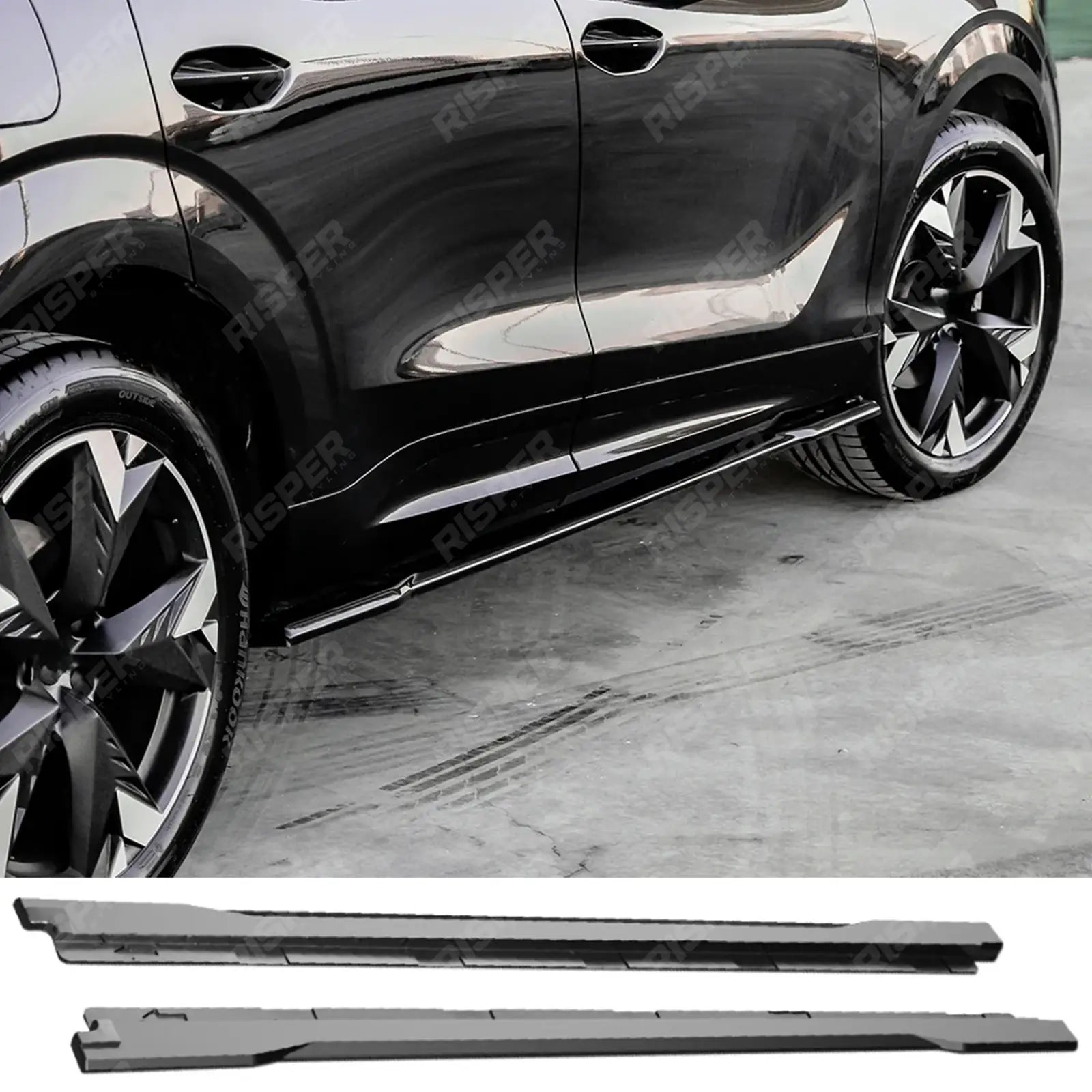Cupra Terramar MK1 2025 On Side Skirts In Gloss Black Side Skirt Splitters Main image