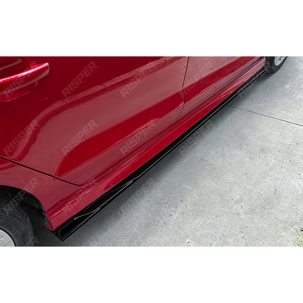 Side Skirts in Gloss Black For Audi A3 S3 8v 2013-2020 S LINE - Side Skirt Splitters