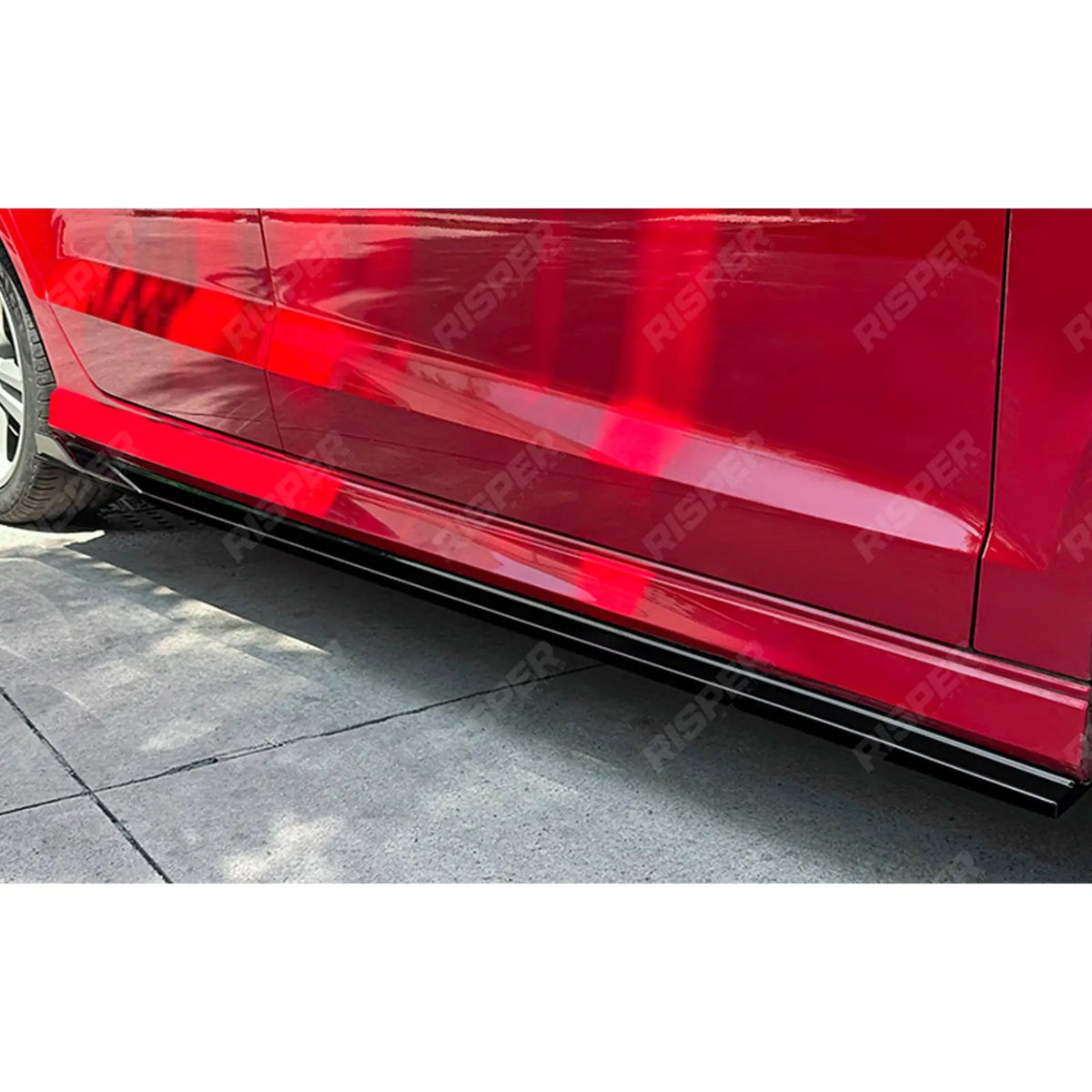 Side Skirts in Gloss Black For Audi A3 S3 8v 2013-2020 S LINE - Side Skirt Splitters