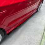 Side Skirts in Gloss Black For Audi A3 S3 8v 2013-2020 S LINE - Side Skirt Splitters