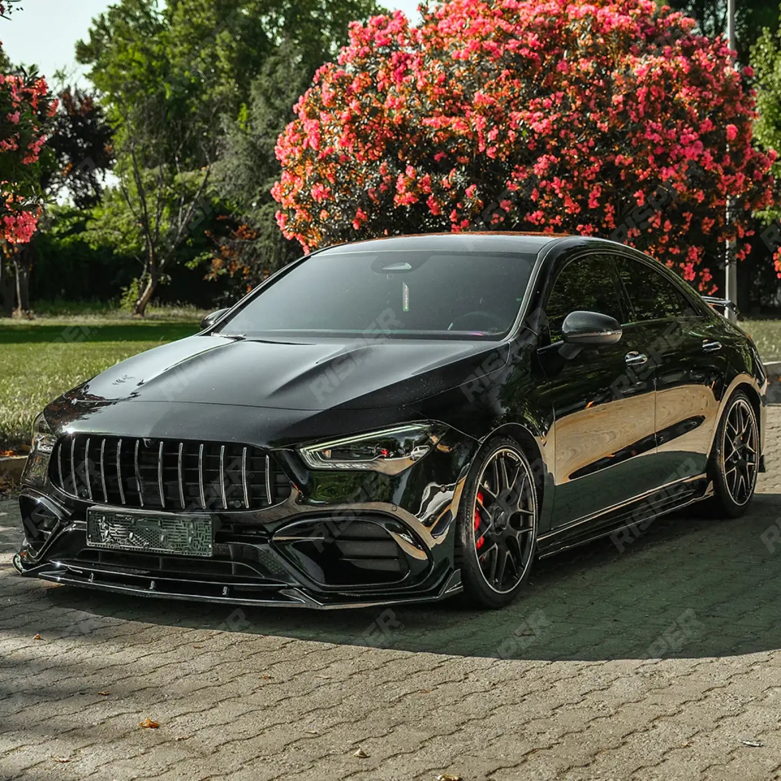 Mercedes Cla45 C118 2019-2023 Side Skirts in Gloss Black - Side Skirt Splitters