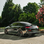 Mercedes Cla45 C118 2019-2023 Side Skirts in Gloss Black - Side Skirt Splitters