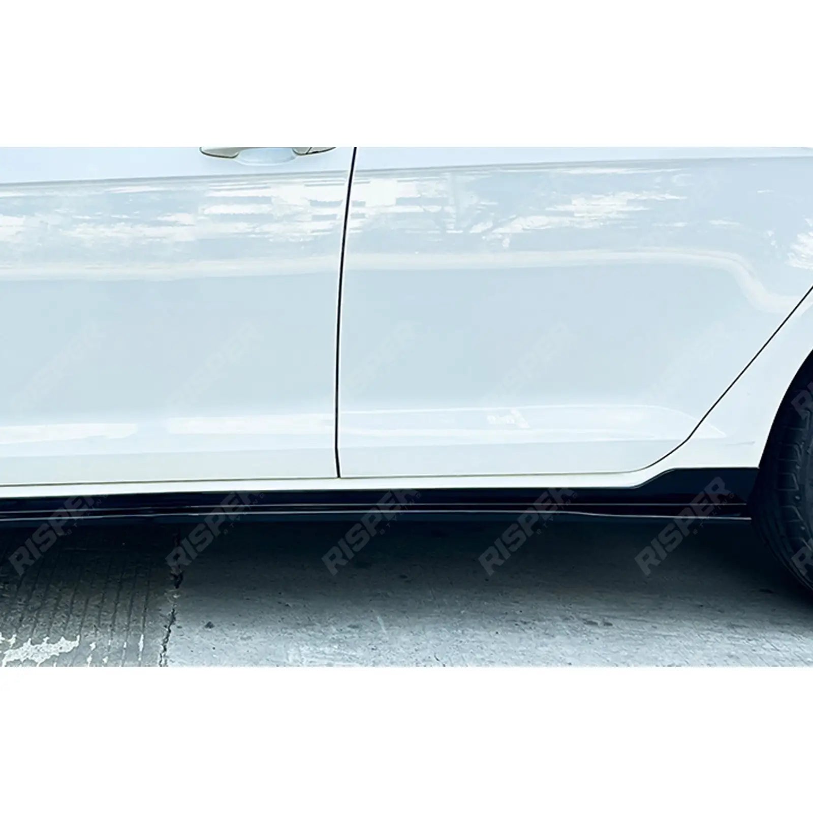 Side Skirts in Gloss Black For Vw Golf 2017-2019 Mk7 Mk7.5 TCR - Side Skirt Splitters