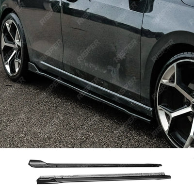 Vw Golf Mk8 2019 on Standard Side Skirts in Gloss Black - Side Skirt Splitters