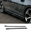 Vw Golf Mk8 2019 on Standard Side Skirts in Gloss Black - Side Skirt Splitters