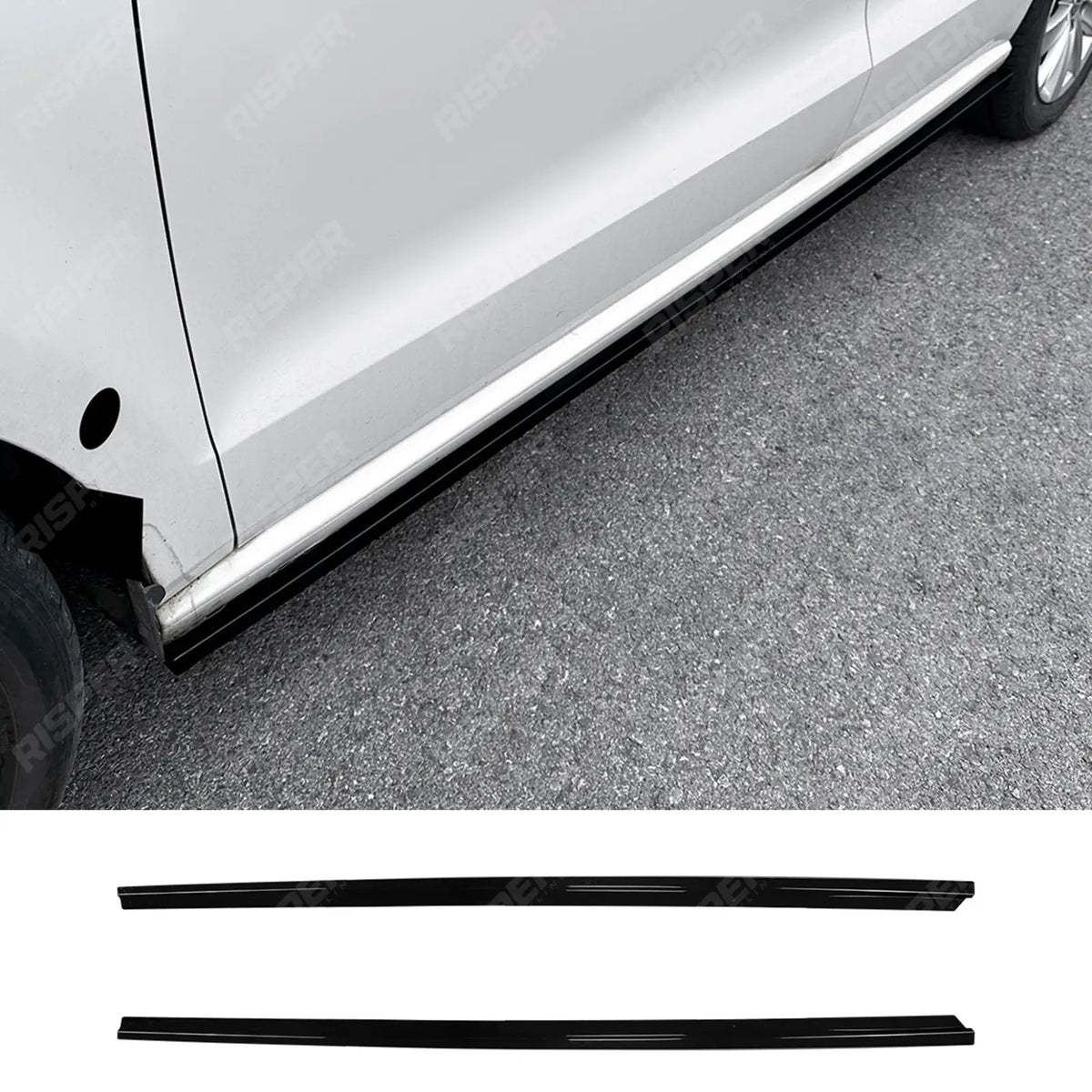 Side Skirts in Gloss Black For Vw Polo 6R 6C 2009-2017 - Side Skirt Splitters Main image