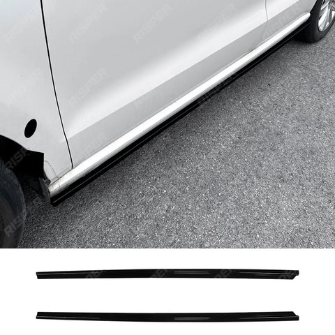 Side Skirts in Gloss Black For Vw Polo 6R 6C 2009-2017 - Side Skirt Splitters