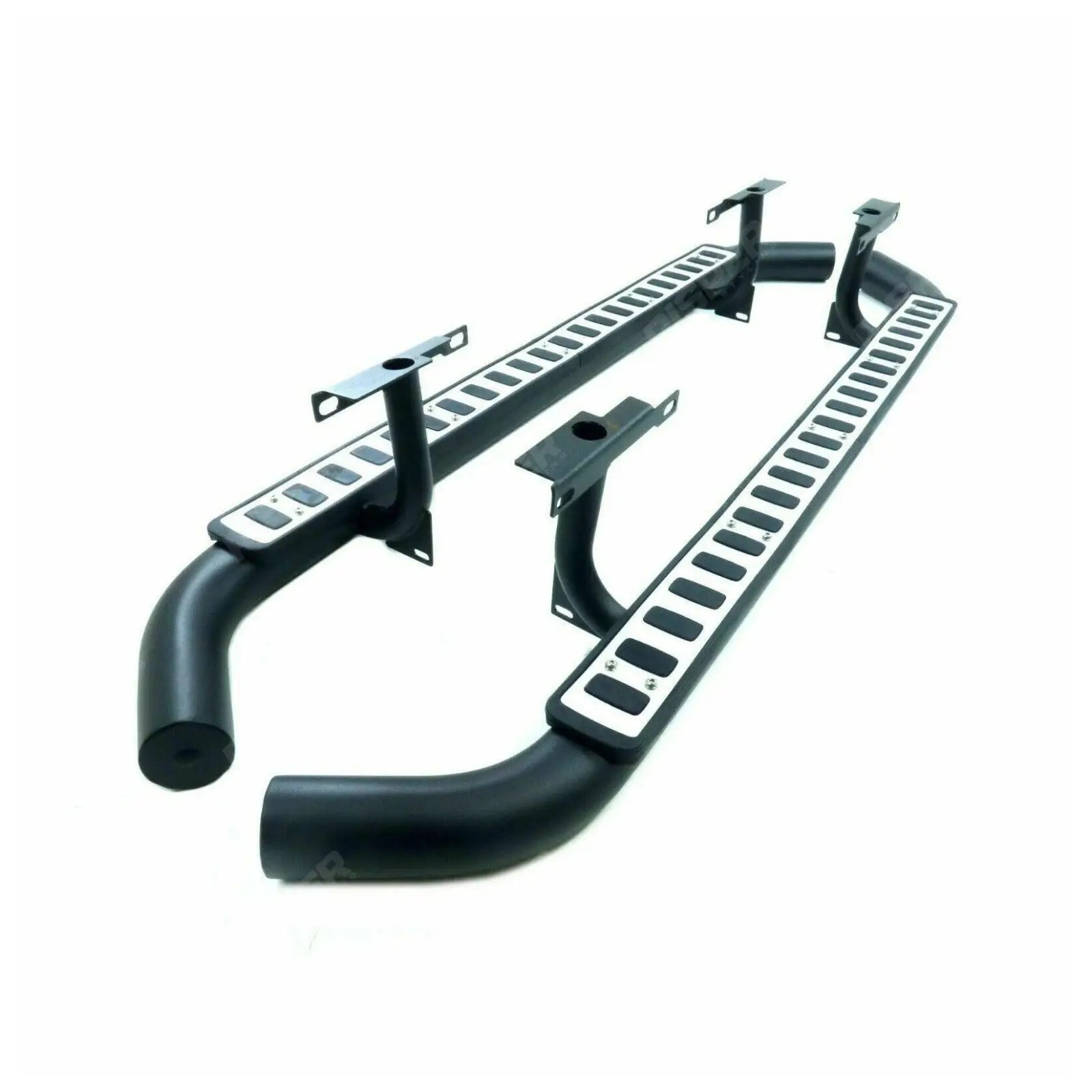 Land Rover Defender 110 Silver OEM Style Running Boards Main image