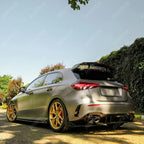 Mercedes A45 W177 2019-2023 & Facelift 2023 on Side Skirts in Gloss Black - Side Skirt Splitters
