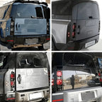 Land Rover Defender L663 90 /110 / 130 2020 Onward - Spare Wheel Cover Removal Plate - Colour Coded