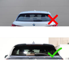 BMW 1 Series F40 M Sport 2018-2024 Gloss Black Rear Roof Spoiler