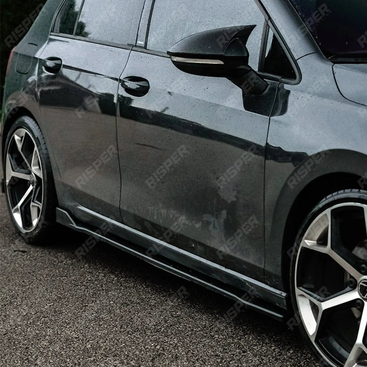 Vw Golf Mk8 Facelift 2024 on Standard Complete Body Kit in Gloss Black - Body Kit