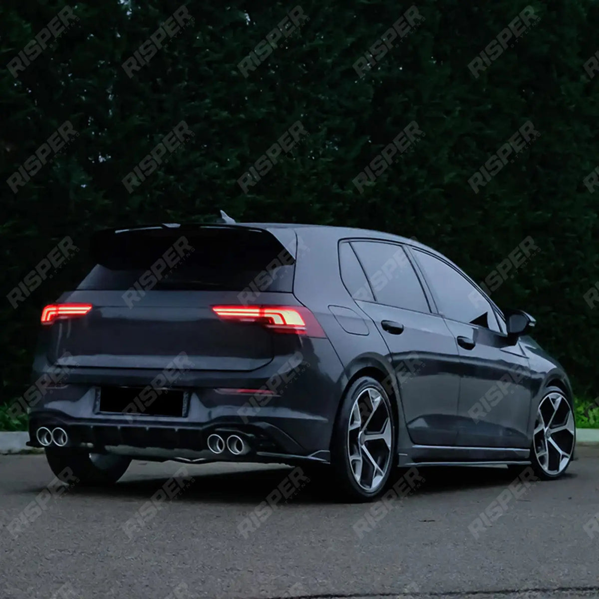 Vw Golf Mk8 Facelift 2024 on Standard Complete Body Kit in Gloss Black - Body Kit