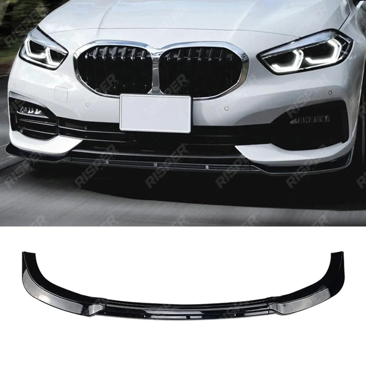 Standard Front Splitter in Gloss Black For BMW 1 Series F40 2020 on - Front Splitter