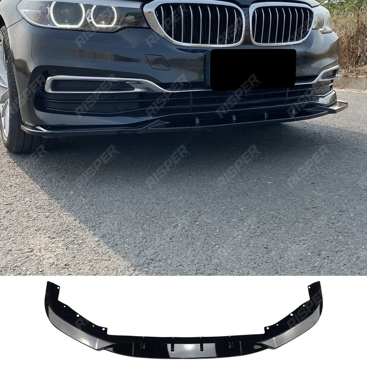 Standard Front Splitter in Gloss Black For BMW G30 G31 5 Series Pre Facelift 2017-2020 - Front Splitter