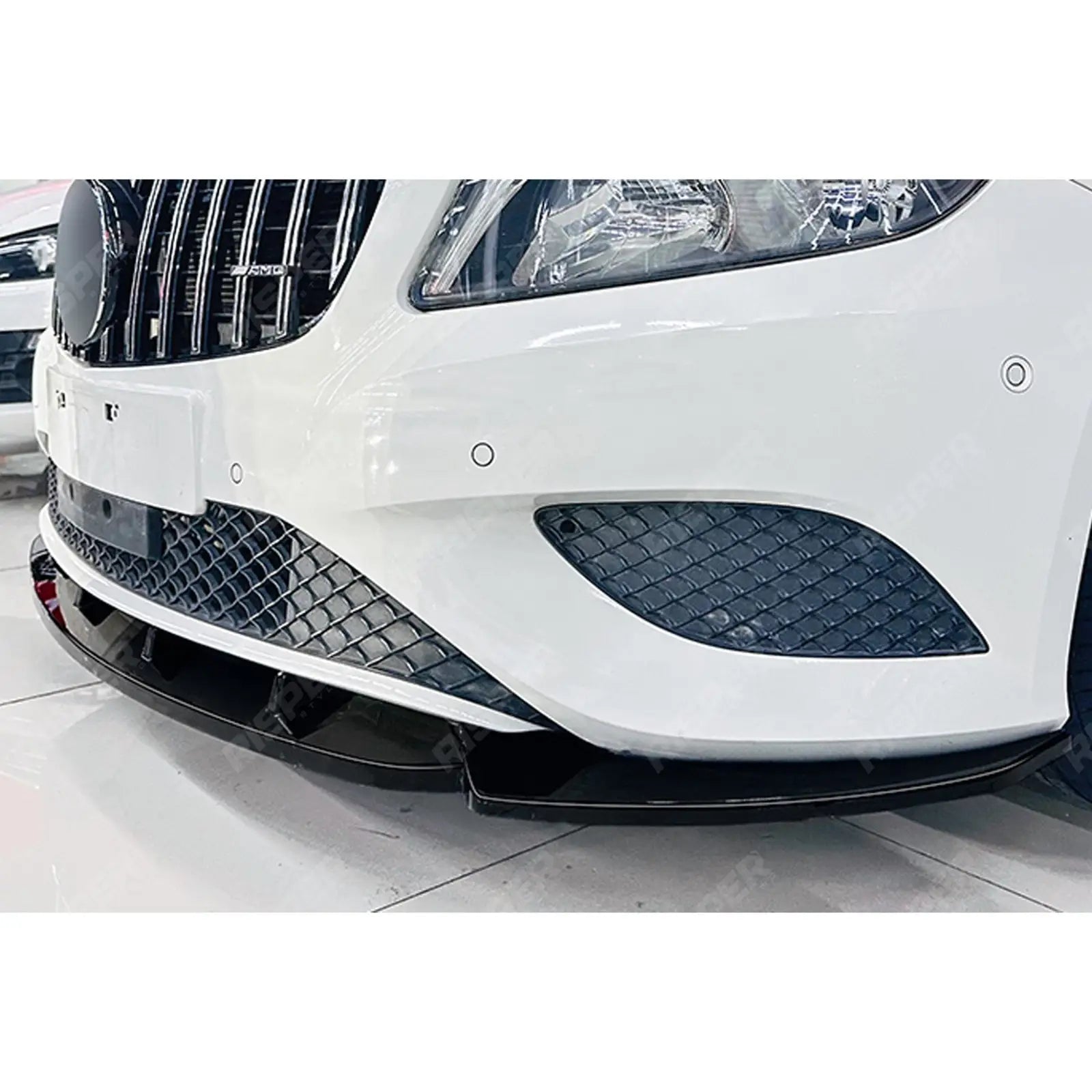 Standard Front Splitter in Gloss Black For Mercedes A Class W176 2013-2016 Pre Facelift Secondary image
