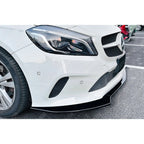 Standard Front Splitter in Gloss Black For Mercedes a Class W176 2016-2018 Facelift - Front Splitter