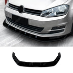 Standard Front Splitter in Gloss Black For Vw Golf Mk7 2013-2016 - Front Splitter