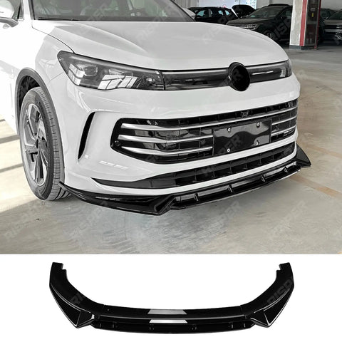 Standard Front Splitter in Gloss Black For Vw Tiguan Mk3 2024 on - Front Splitter