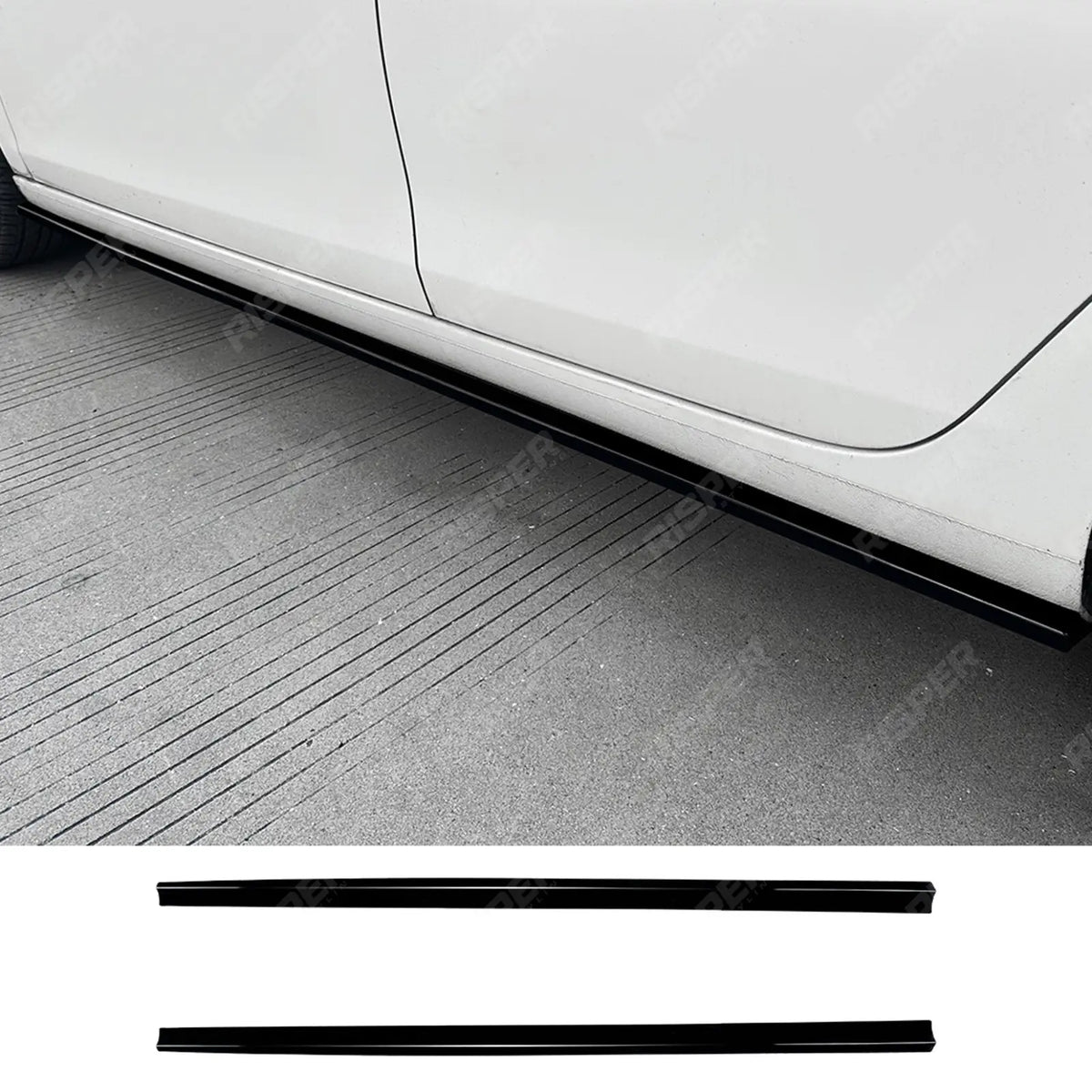 Standard Side Skirts in Gloss Black For VW Golf Mk6 2008-2012 - Side Skirt Splitters