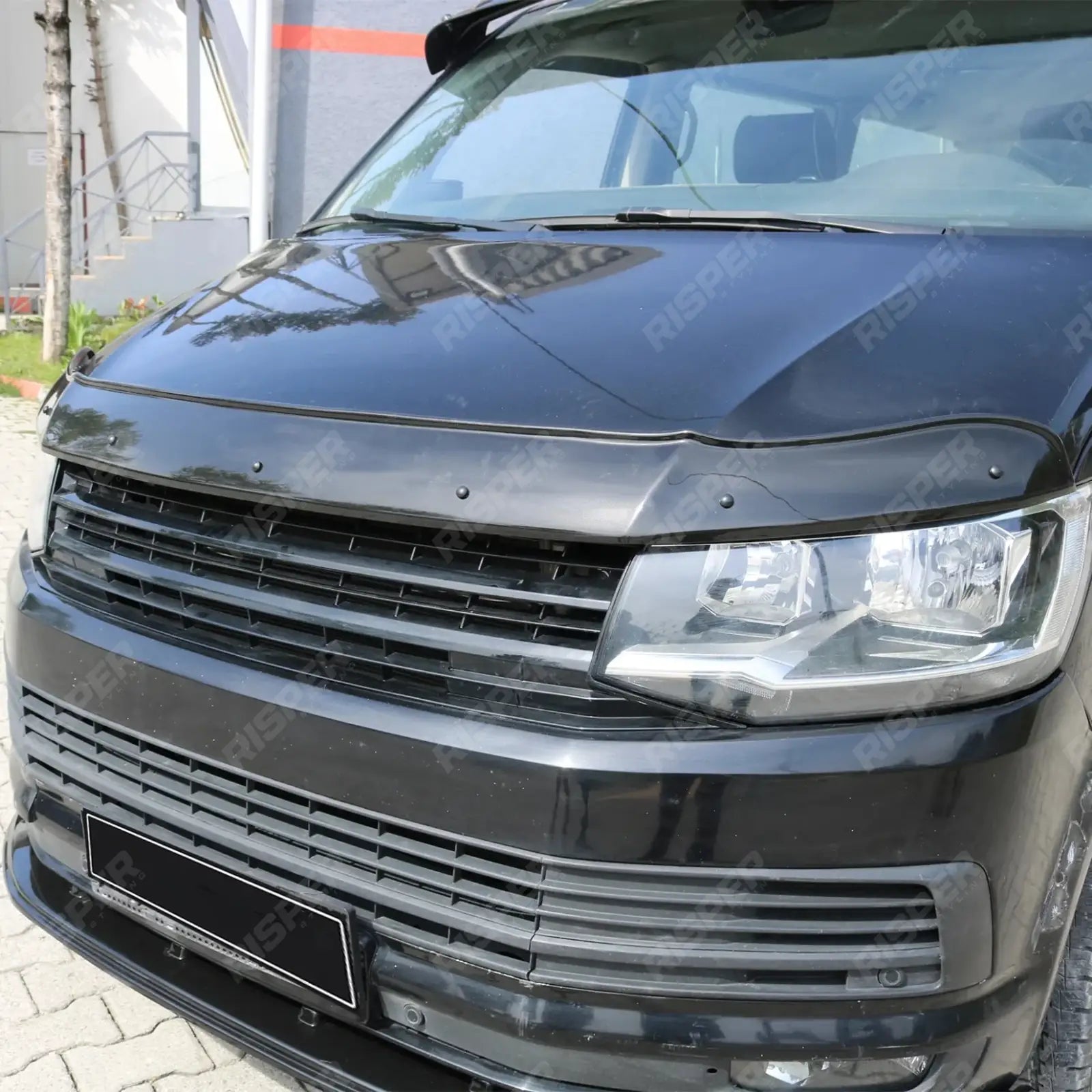 VW Transporter T6 T6.1 2015 - 2024 – STX Bonnet Guard Protector – Black