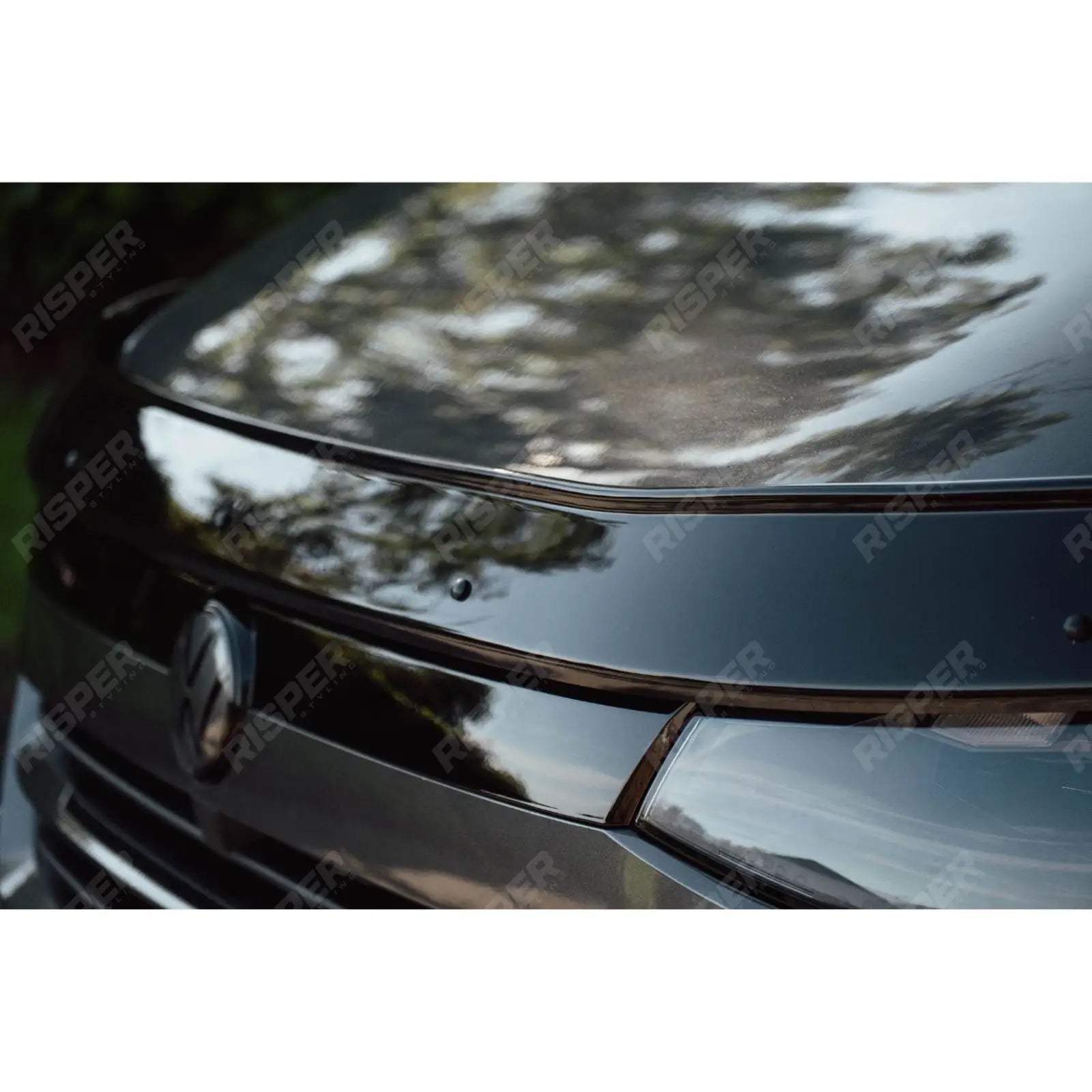 VW Transporter T7 2024 On STX Bonnet Guard Protector – Black Bonnet Guard