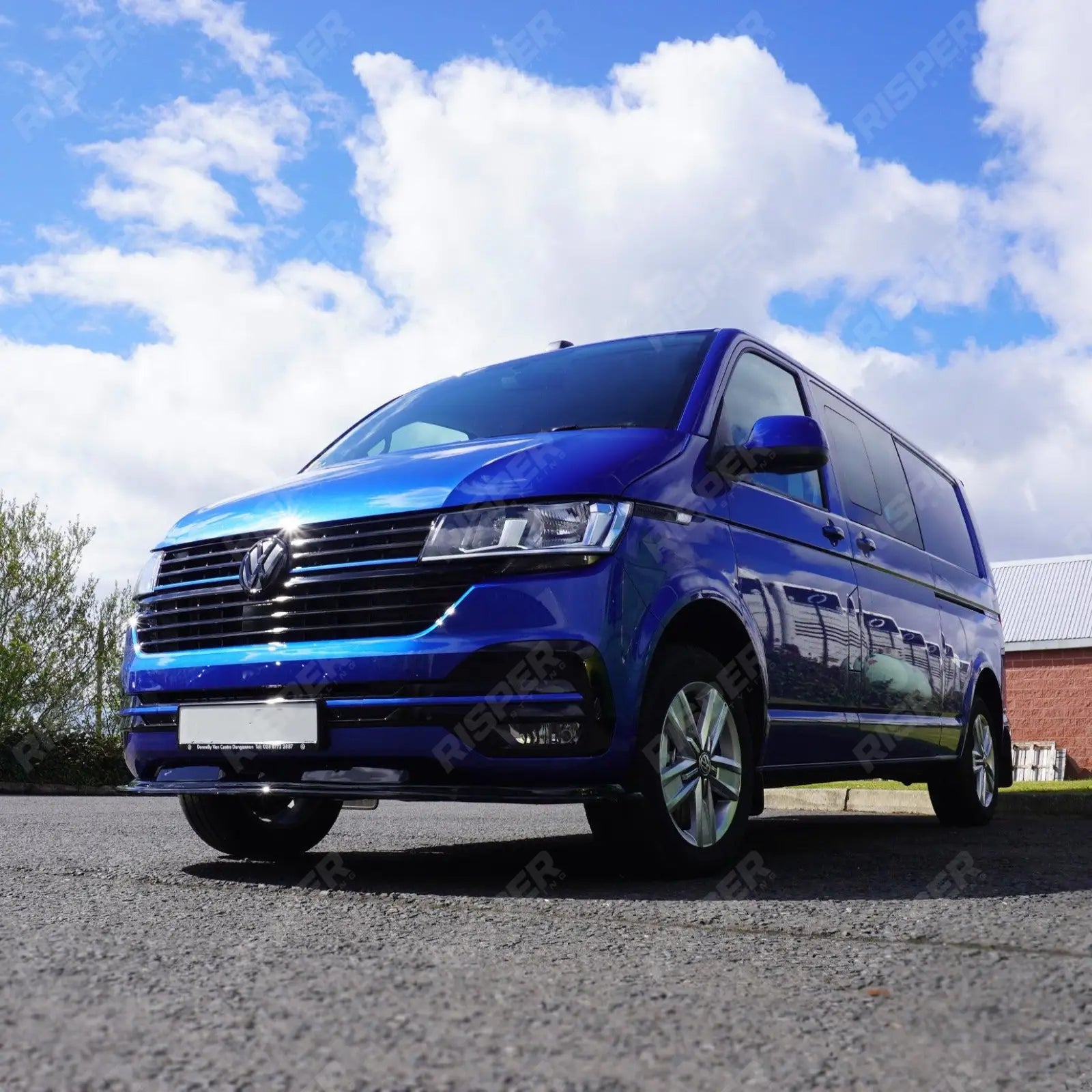 STX Front Splitter Spoiler For VW Transporter 6.1 2019 Onwards Secondary image