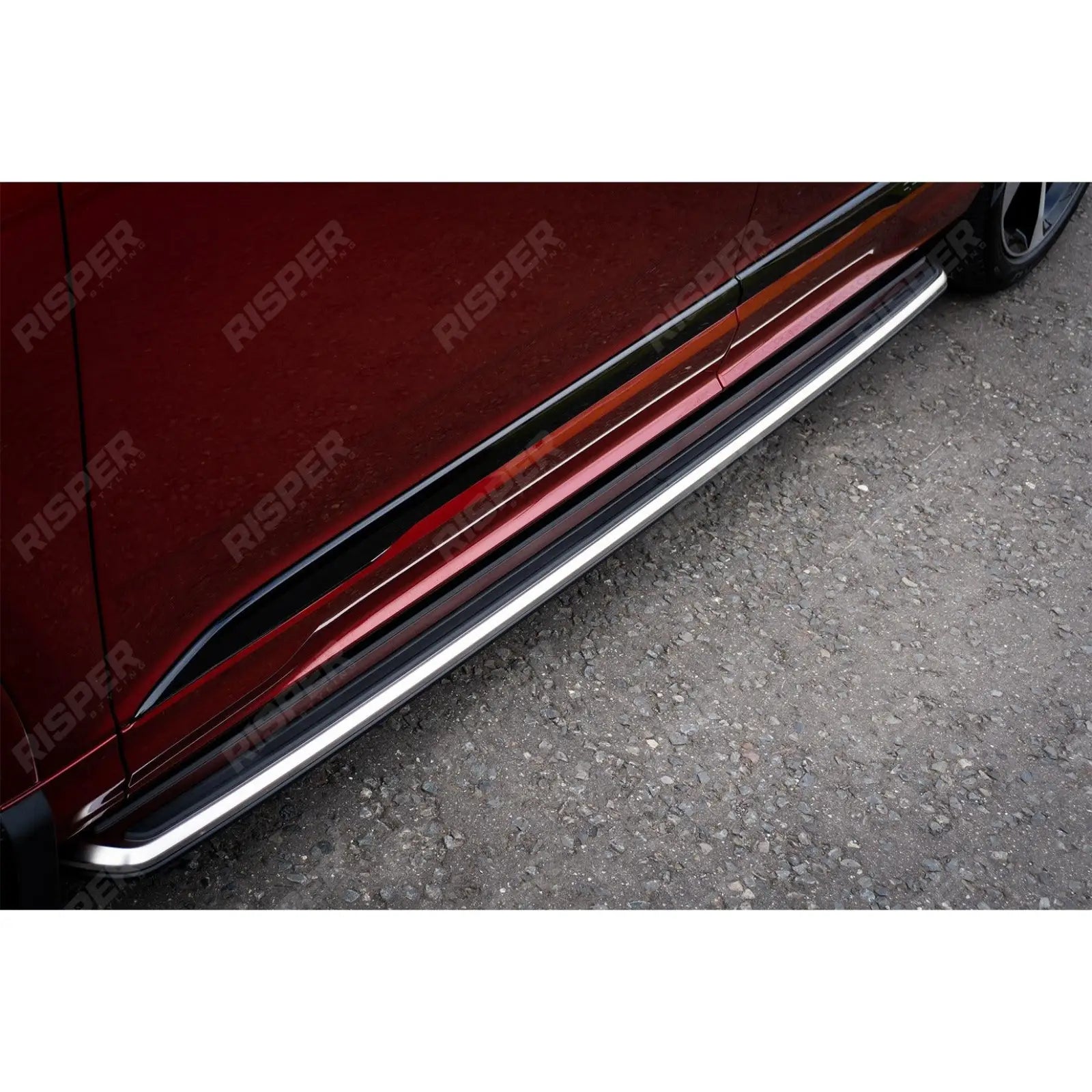 Audi Q8 2019 On Oe Style 2 Running Boards - Side Steps - Pair - Silver Side Steps