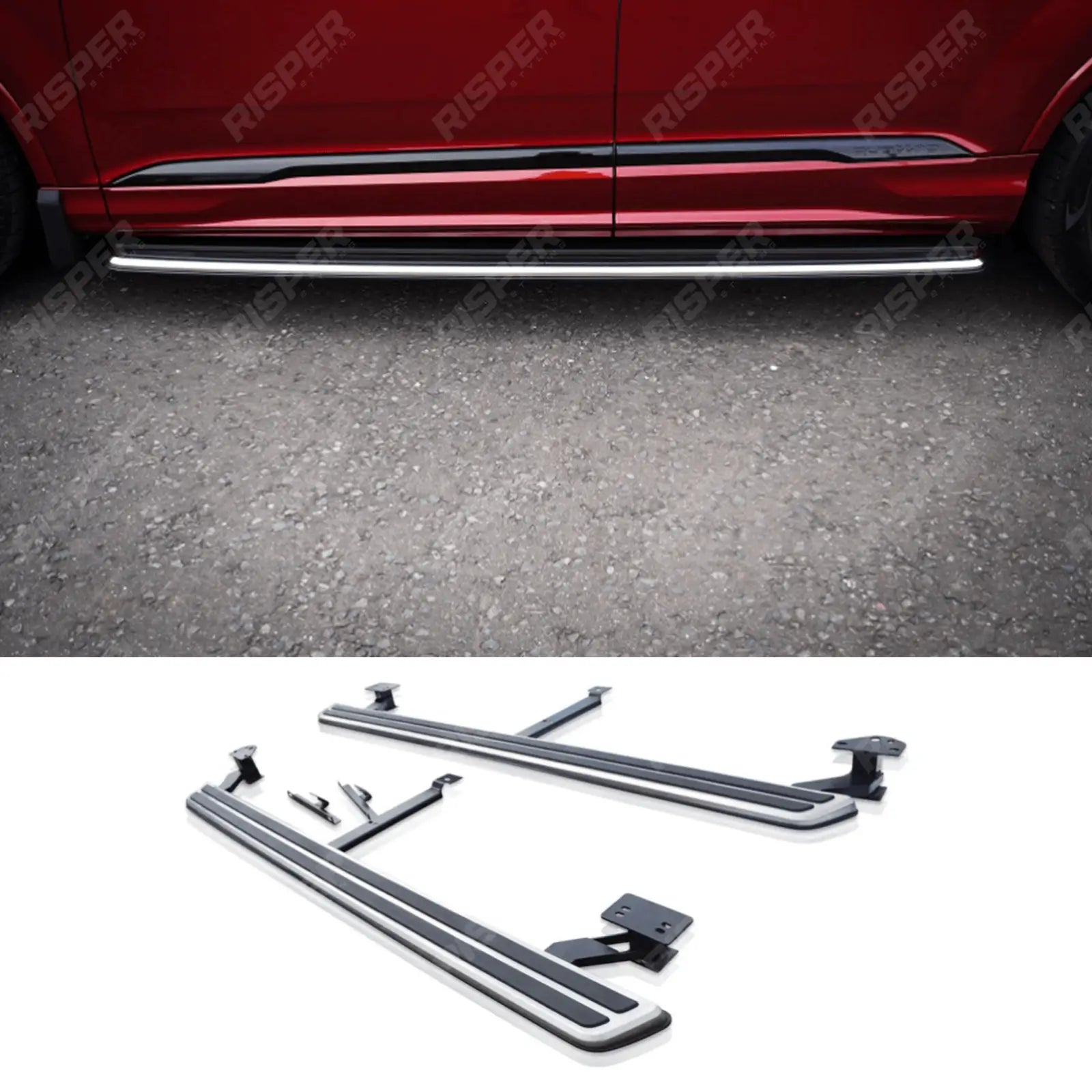 Audi Q7 2016 Onward OE Style Pair of Running Boards Side Steps Main image