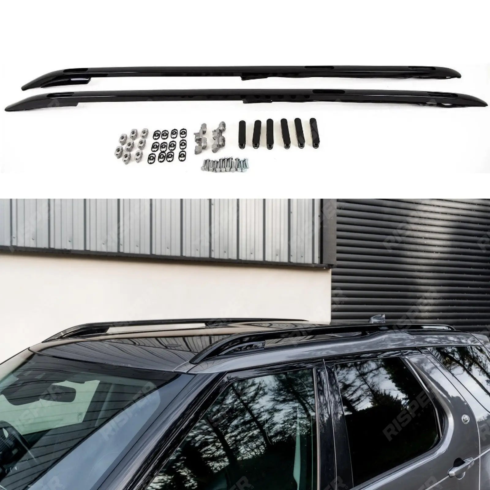 Land Rover Discovery 5 2017 Onward – OE Style Roof Rails Bars – Black – Pair Main image