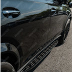 STX STYLE RUNNING BOARDS SIDE STEPS PAIR IN BLACK For MERCEDES BENZ GLE COUPE C167 2020 ON - Side Steps