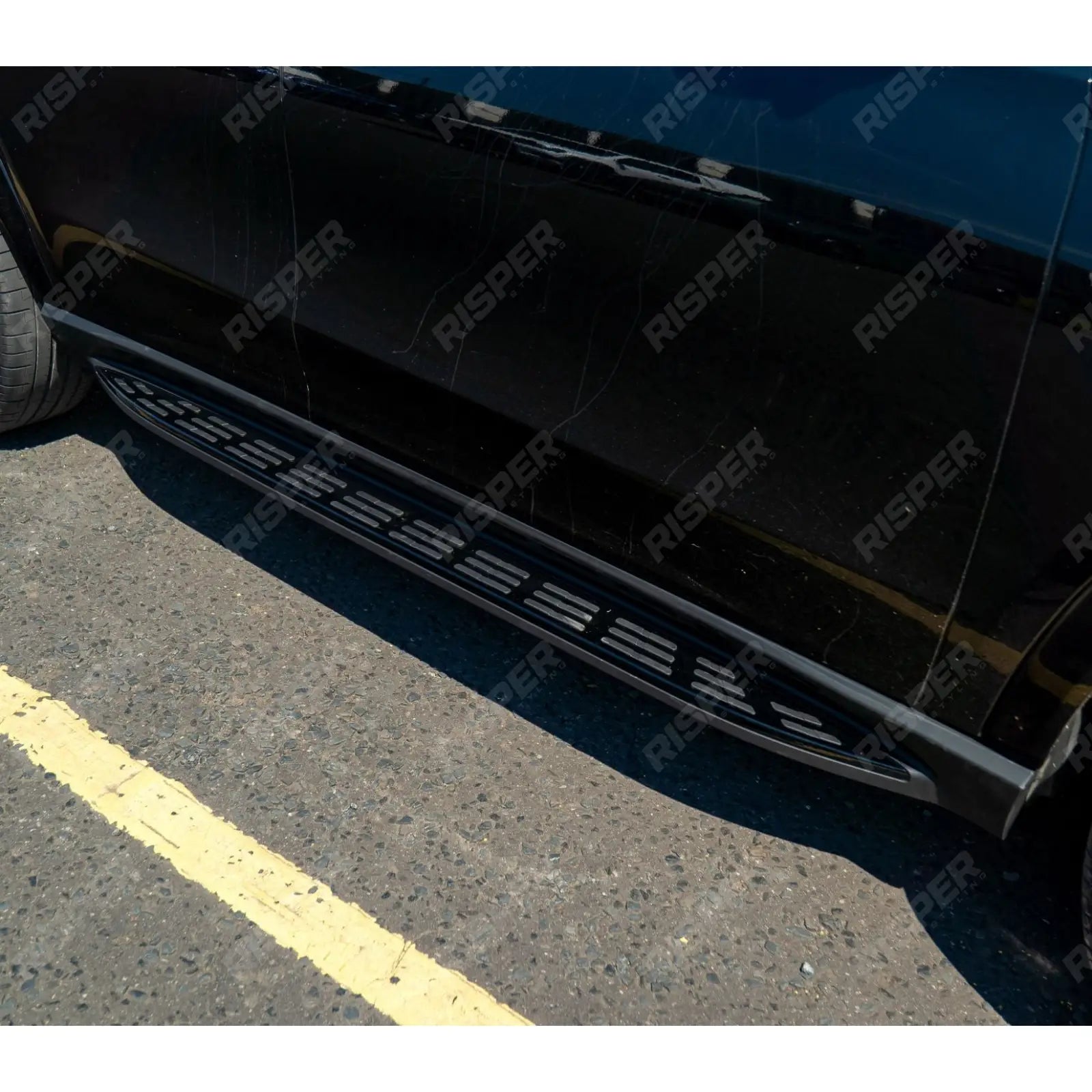 STX STYLE RUNNING BOARDS SIDE STEPS PAIR IN BLACK For MERCEDES BENZ GLE COUPE C167 2020 ON - Side Steps