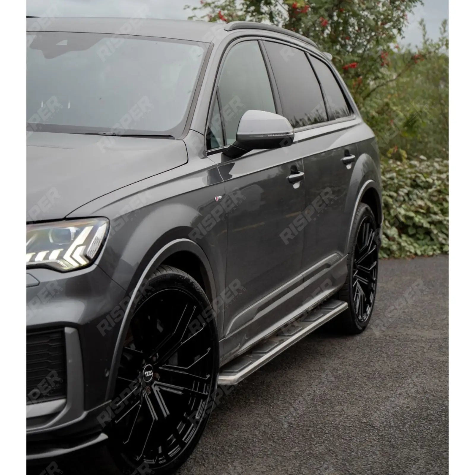 STX Style Side Steps Running Boards For Audi Q7 2016 Onward - Side Steps