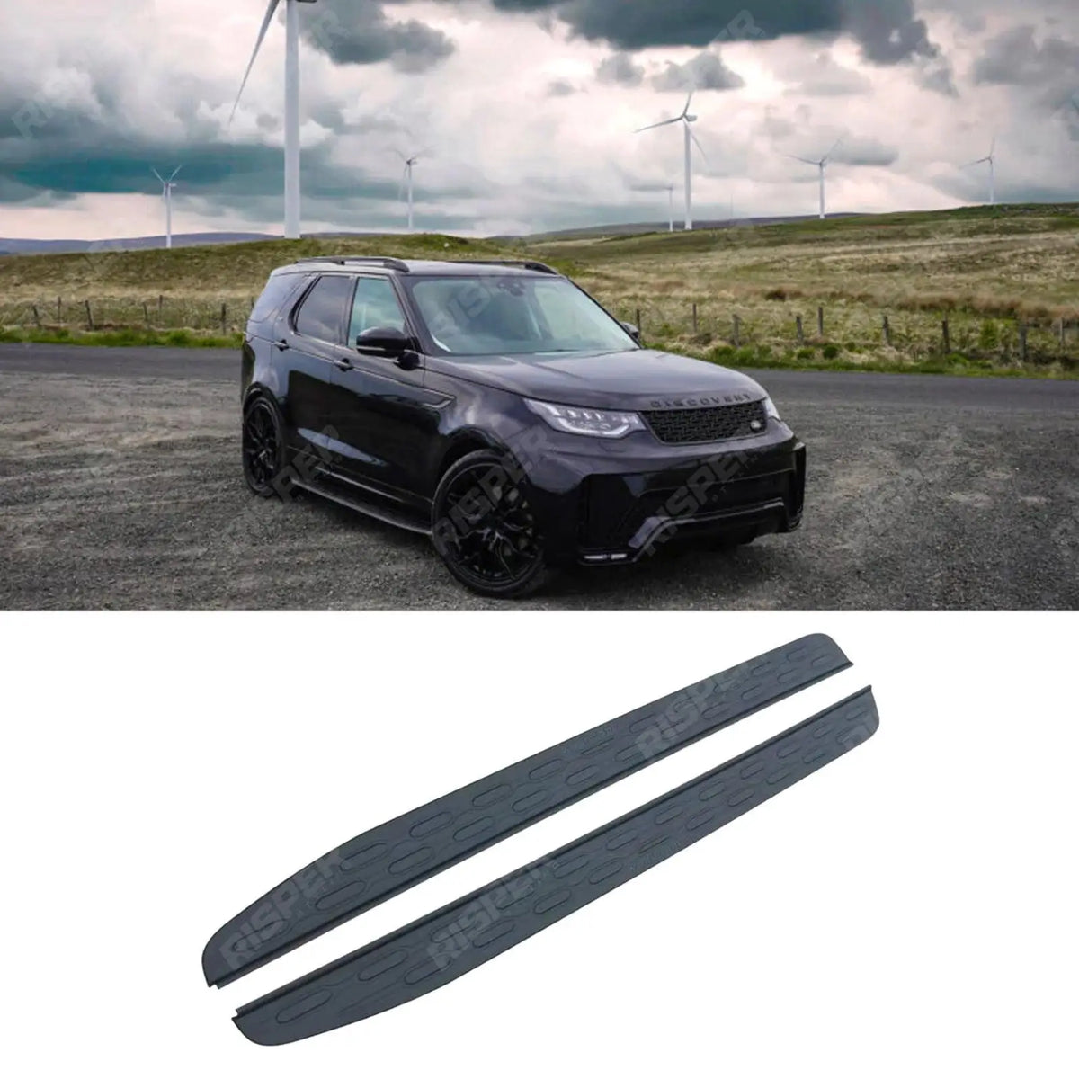 Land Rover Discovery 5 2017 Onward All Black OEM Style Side Steps Running Boards Main image