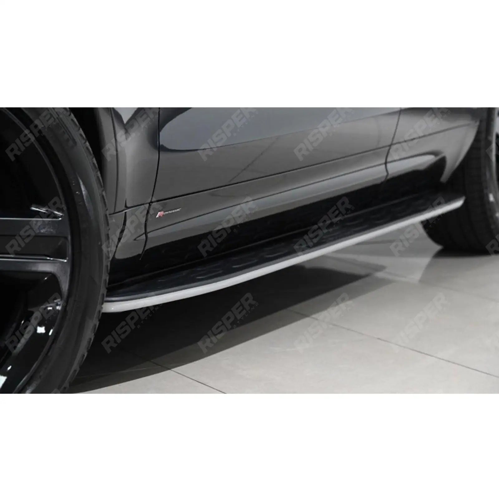 Land Rover Discovery 5 2017 Onward OEM Style Side Steps Running Boards – Pair – Black/Silver