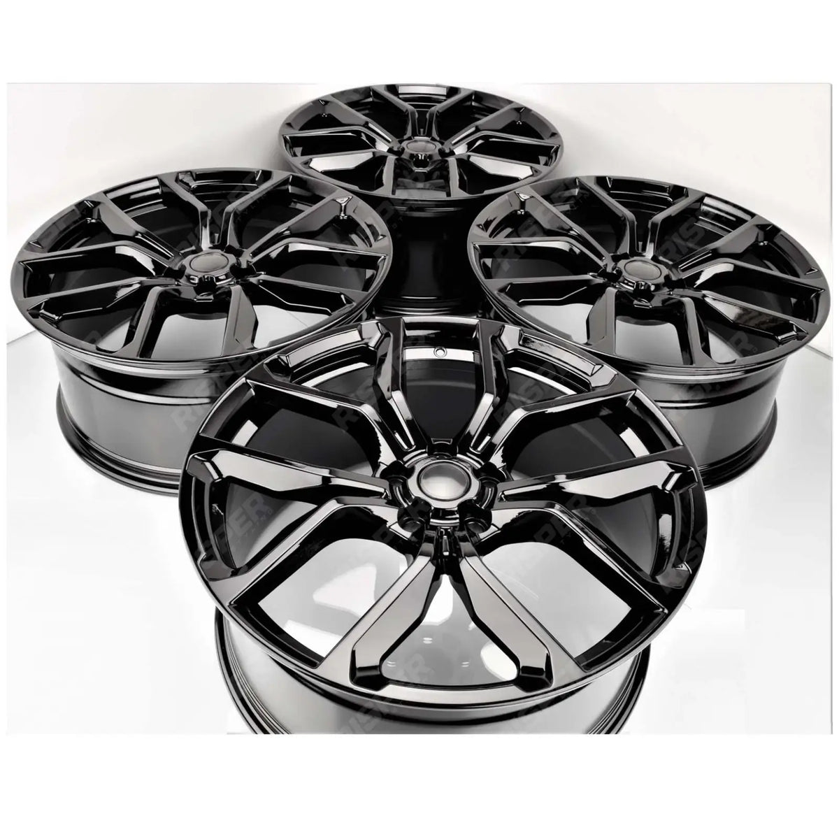 Svr Style 5 Spit - Spoke 20 Inch 5x108 Alloys Wheels With Gloss Black Finish
