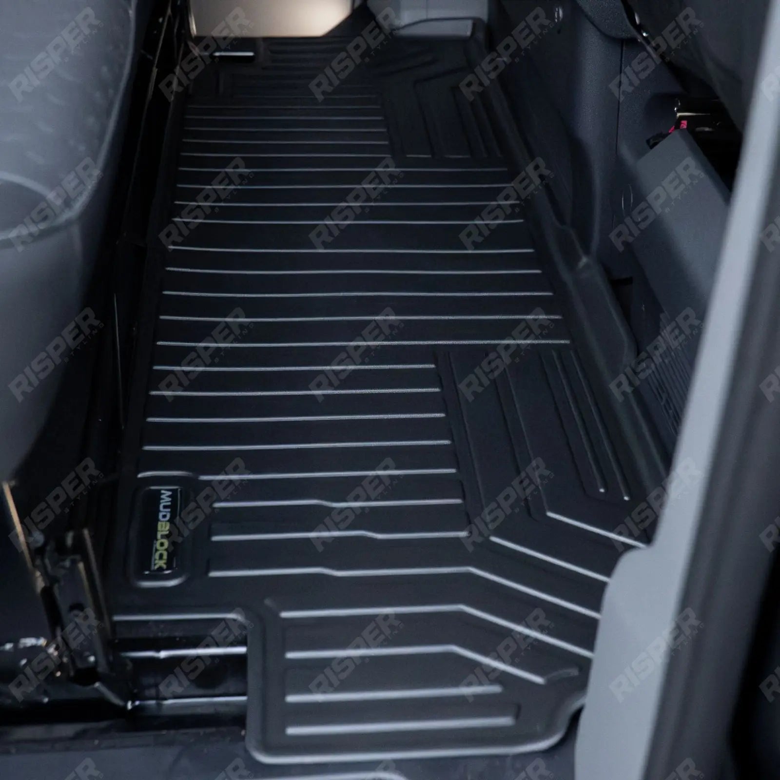 Tailored Mudblock Rear Mat (Middle) For Ford Transit Custom Double Cab 2023 On Secondary image