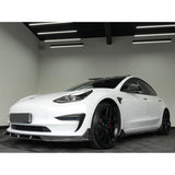 Tesla Model 3 2018 - 2023 Fast Aero Body Kit In Carbon Look