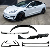 Tesla Model 3 2018 - 2023 Fast Aero Body Kit In Gloss Black