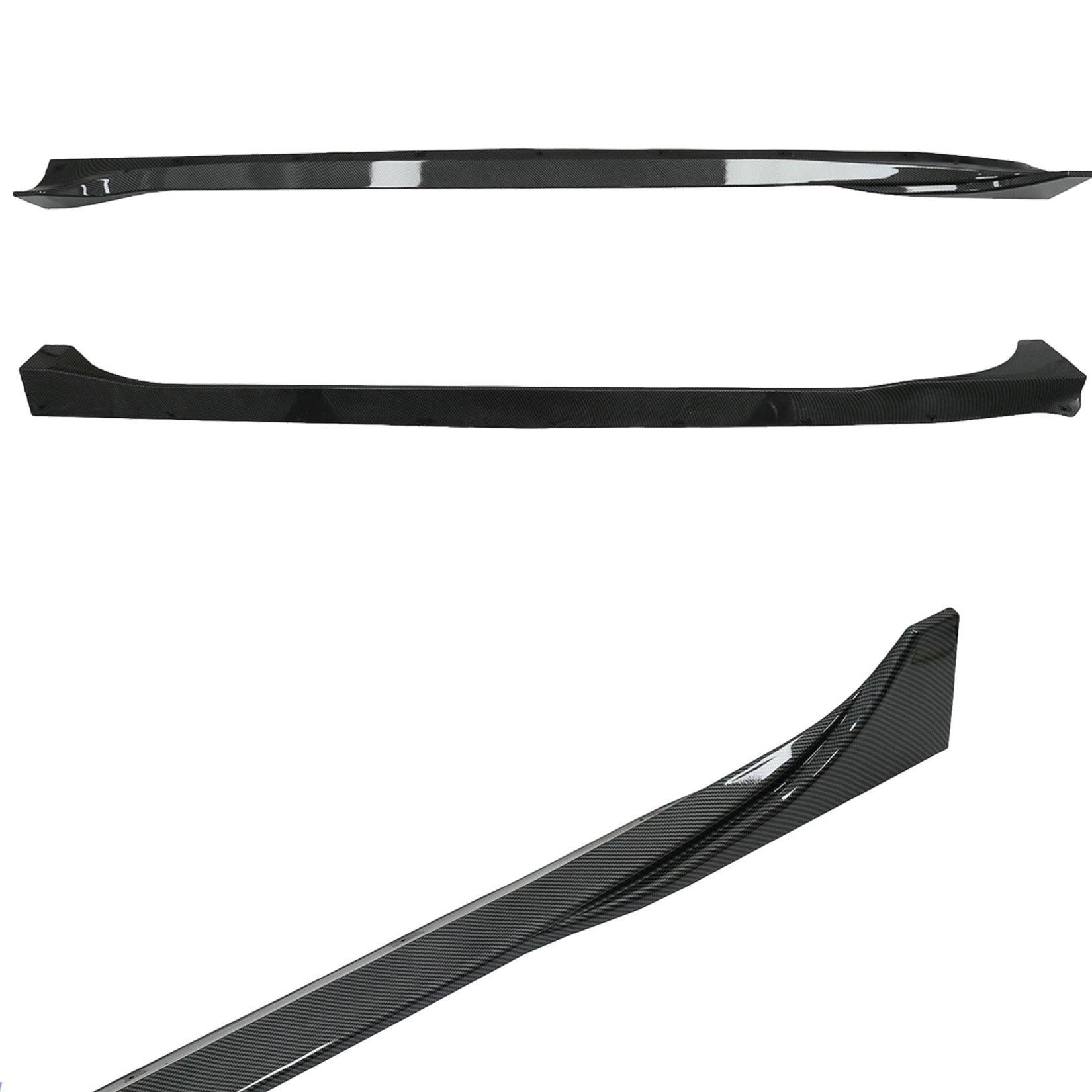 Tesla Model 3 2018 - 2023 Side Skirts Pair In Carbon Look