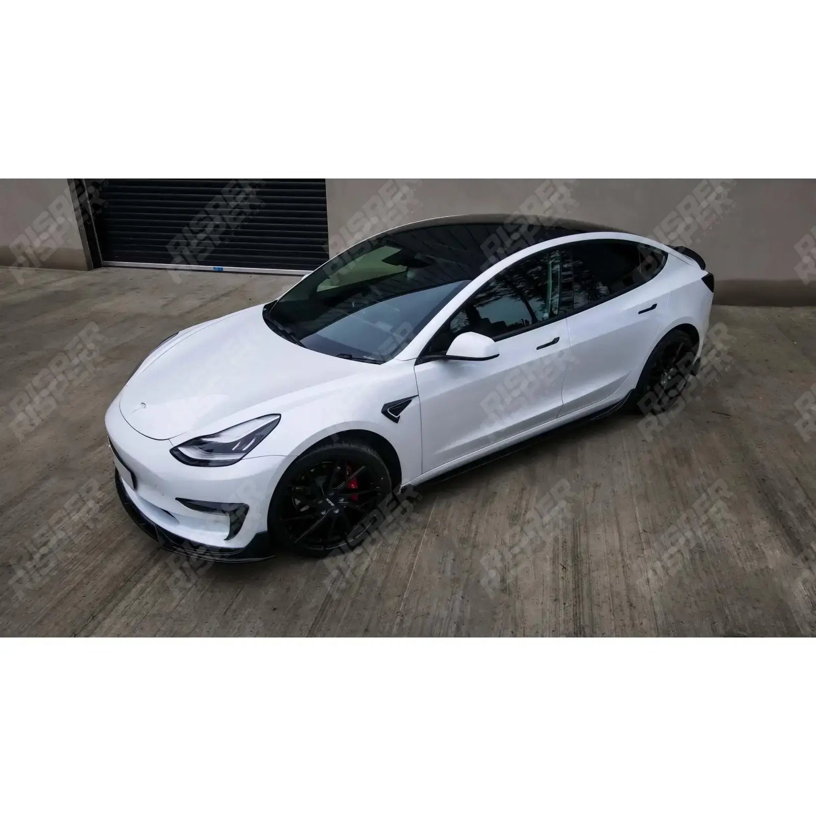 TESLA MODEL 3 2018 ON CANARD ACCENTS - IN GLOSS BLACK Body Trims